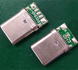 TYPE-C 2.0 C-C 5點(diǎn)焊盤(pán)帶10NF電容數(shù)據(jù)板